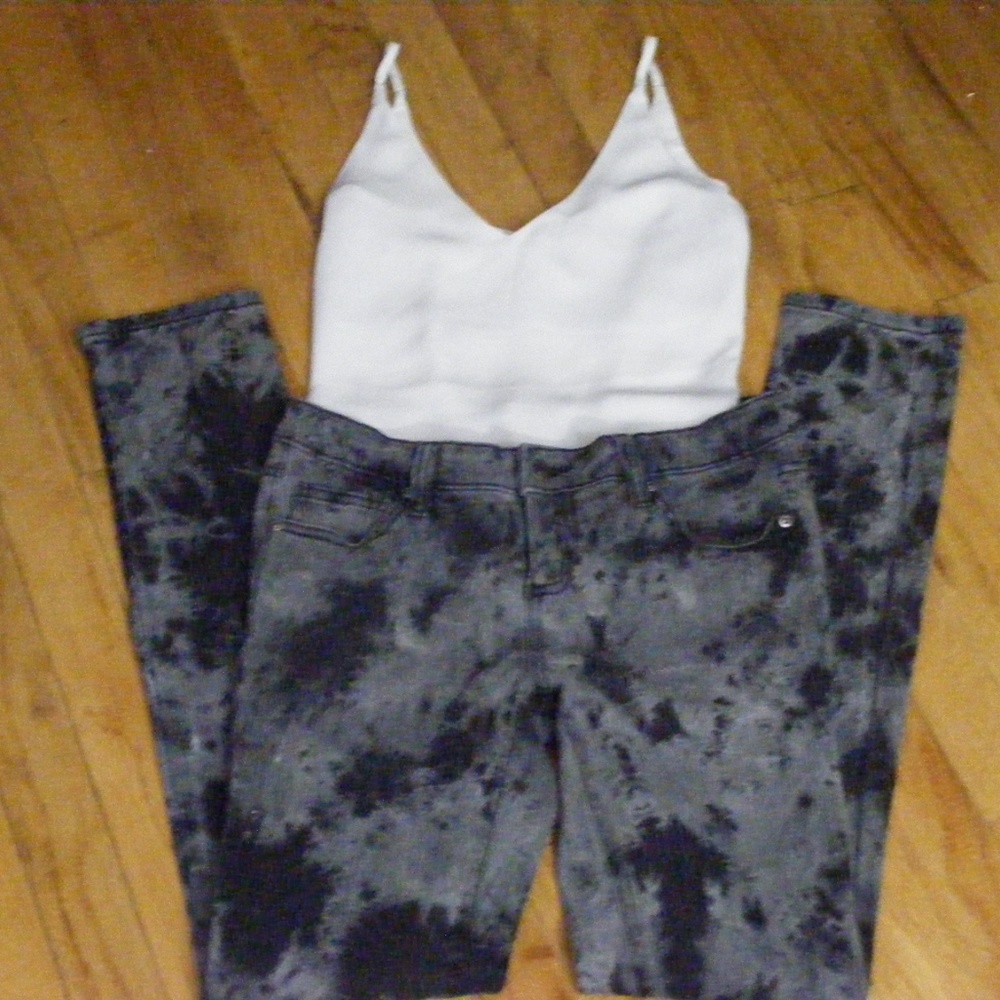 Forever 21 Black and Grey Jeans EUC - Picture 5 of 8